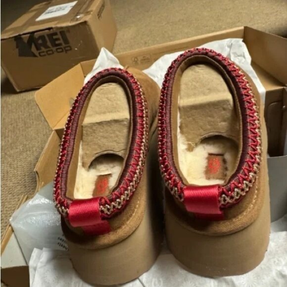 UGG Tazz Chestnut Platform Mule Clog Slipper - Picture 5 of 6